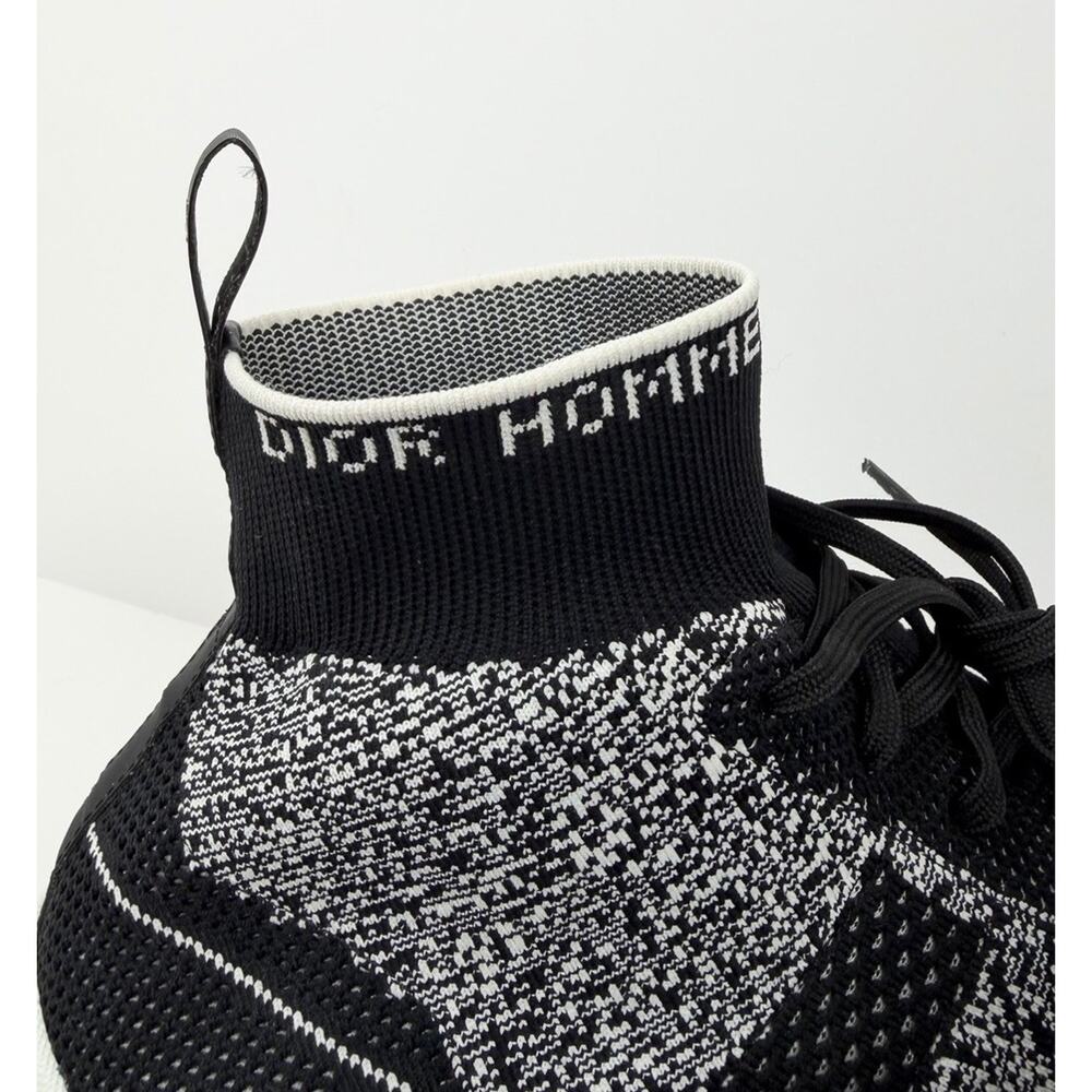 Size 45EU/12US - Dior B21 Black Sock High Top Sneakers - Picture 2 of 10